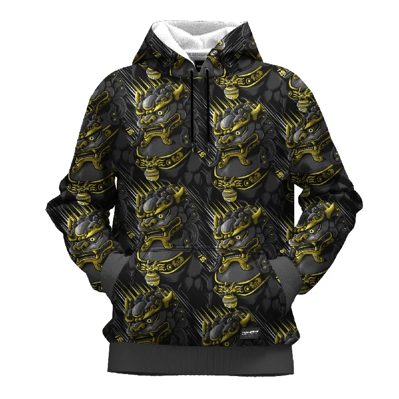 Modern City Golden Dragon Hoodie
