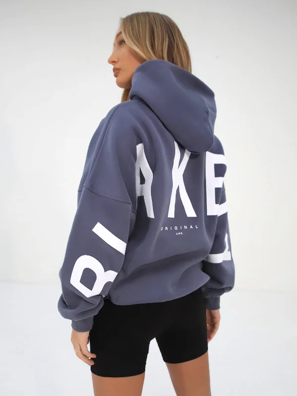Avant-garde Design Isabel Oversized Hoodie - Blue