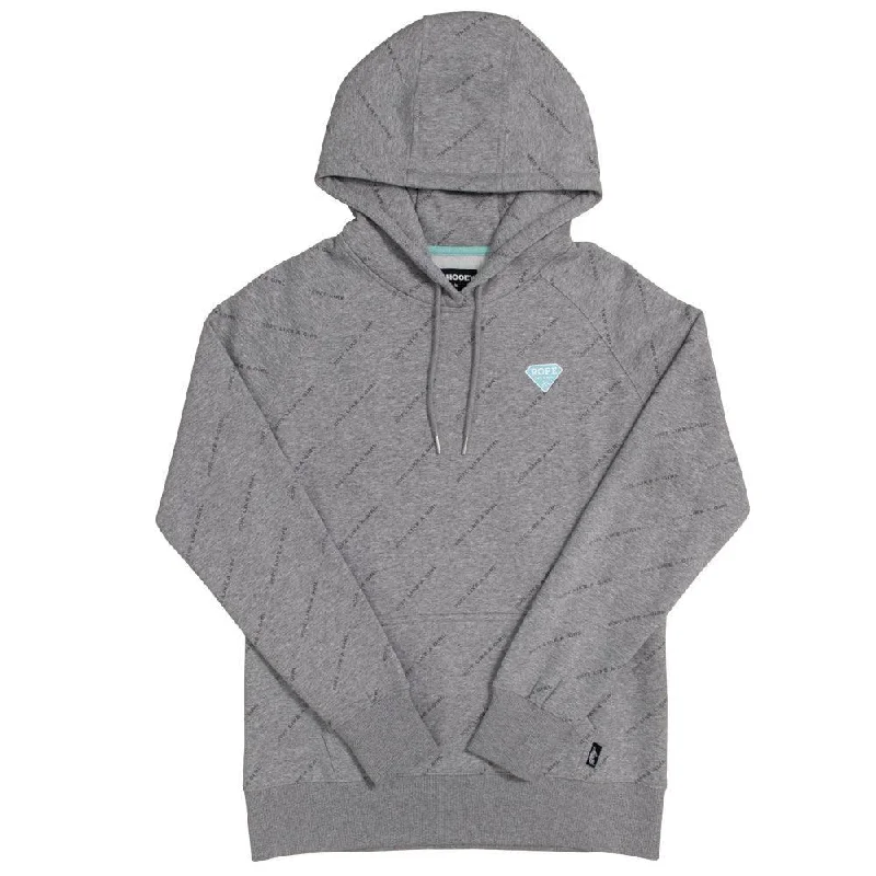Street Cool Rope Like a Girl Hoodie - Grey