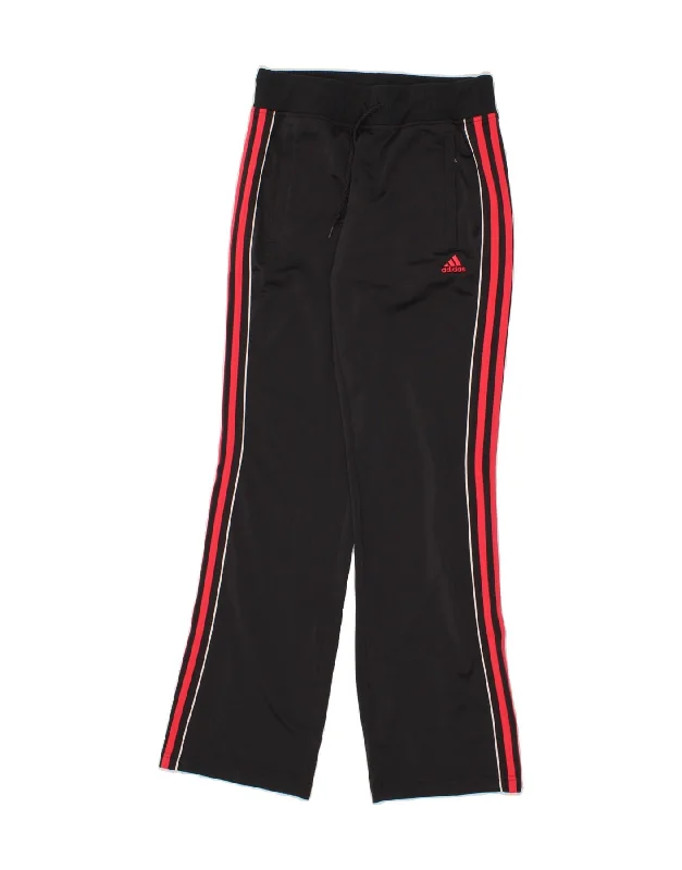 Comfortable And Casual ADIDAS Womens Tracksuit Trousers UK 12 Medium Grey Polyester