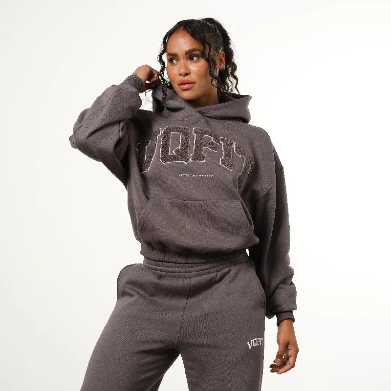 Fresh And Natural Vanquish Graphite Grey VQFIT Oversized Hoodie