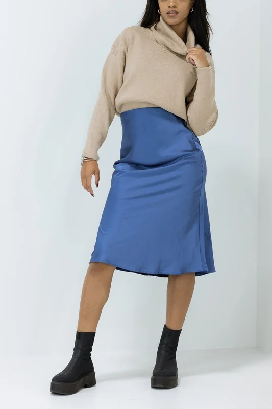 Celebrity Style The Satin Skirt