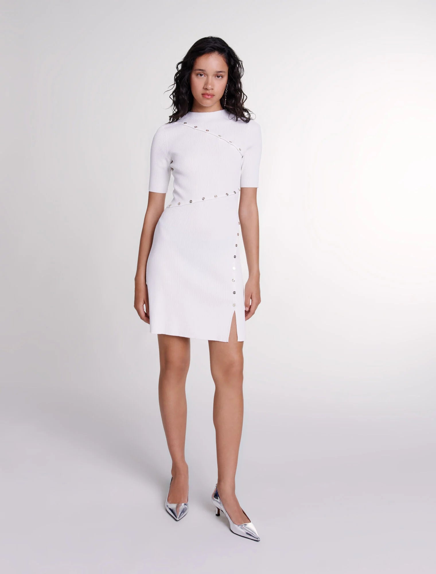 Retro Fashion Short knit dress