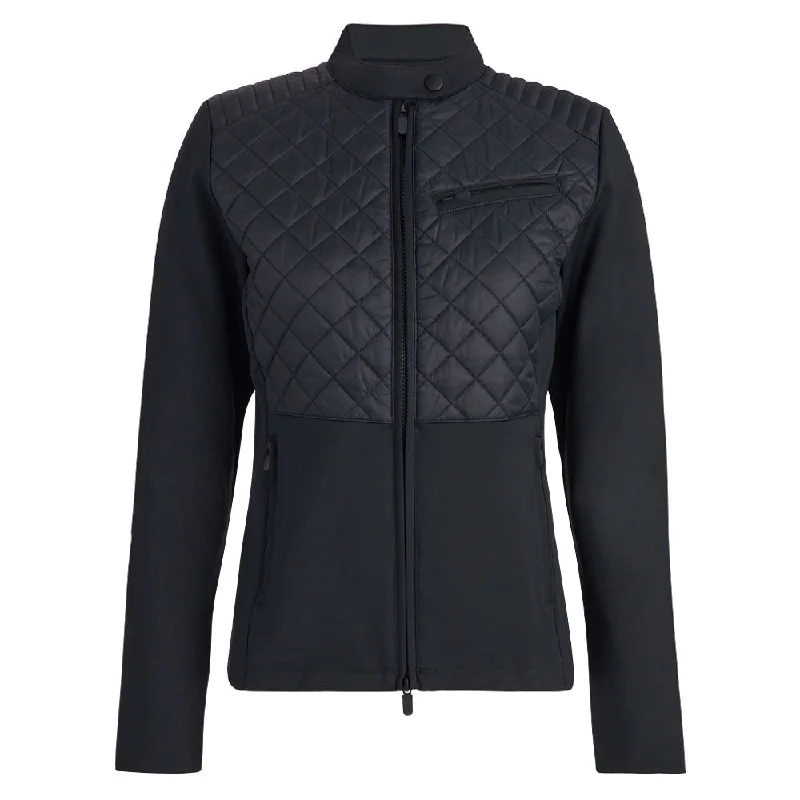 Elegant And Casual Gfore Hybrid Moto Stretch Tech Interlock Golf Jacket 2024 Women