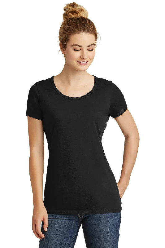 Diamond Series New Era Womens Performance Moisture Wicking Short Sleeve Crewneck T-Shirt - Black - Closeout Diamond Series New Era Womens Performance Moisture Wicking Short Sleeve Crewneck T-Shirt - Black - Closeout