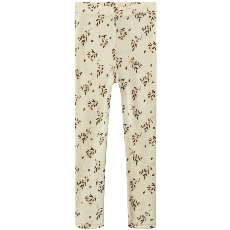 New Autumn And Winter Styles Lil'Atelier Sandshell Nimo Slim Leggings AOP