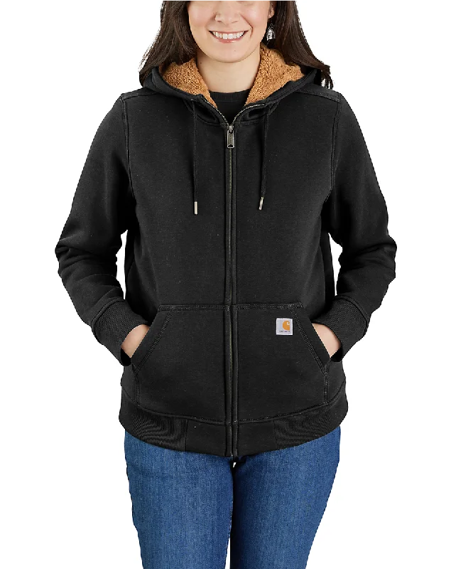 Fashion Elements Carhartt Women's Clarksburg Sherpa-Lined Hoodie - Black