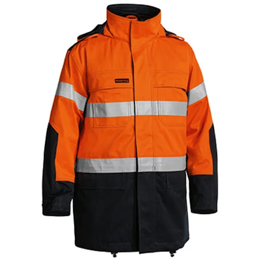 Stretch Design Bisley Taped Two Tone Hi Vis FR Jacket (BJ8100T)