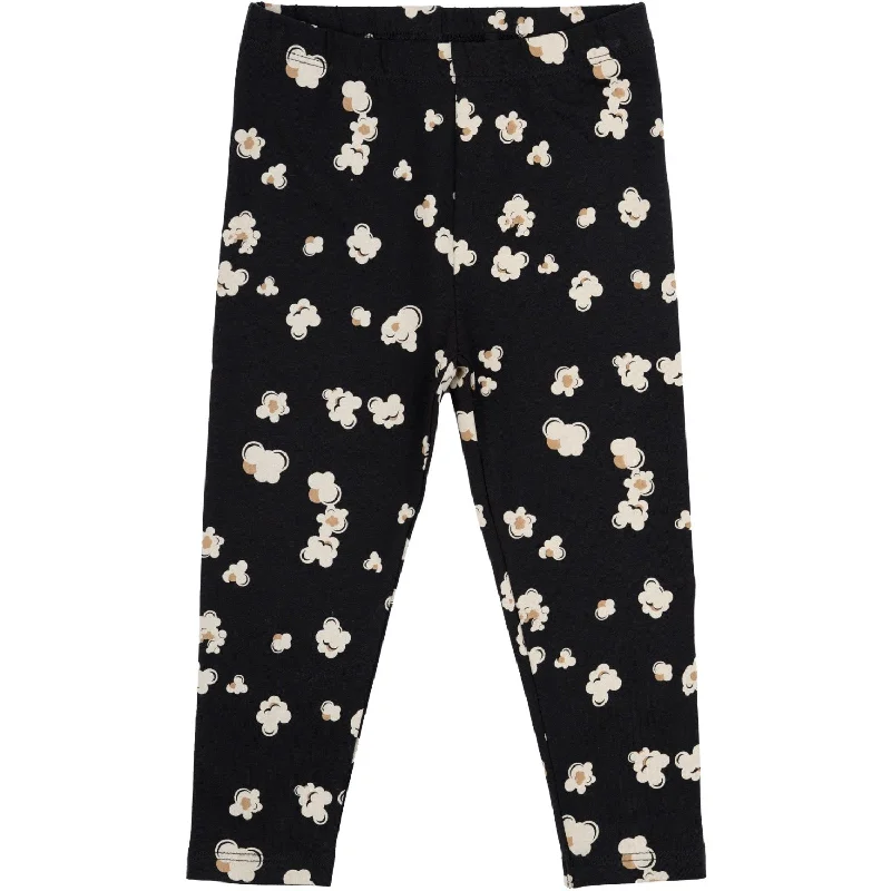 Designer Style THE NEW Siblings Black Beauty Popcorn AOP Mateo Leggings