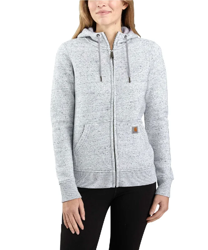 Carefree Style Carhartt Women’s Clarksburg Full-Zip Hoodie - Asphalt Heather