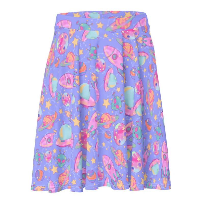 Sweet Style Space Skater Skirt