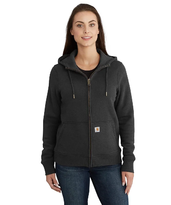 Unique Design Carhartt Women’s Clarksburg Full-Zip Hoodie - Carbon Heather