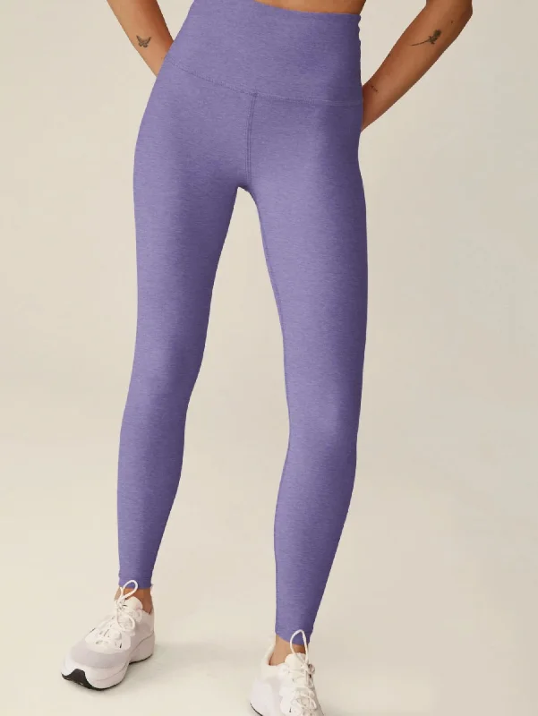Dessert Matching Spacedye Caught Legging In Indigo Heather