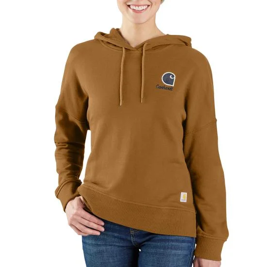 Luxury Temperament Women's TENCEL™ Fiber Series Graphic Hooded Sweatshirt