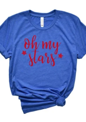 Exclusive Customization "Oh My Stars" Graphic Tee