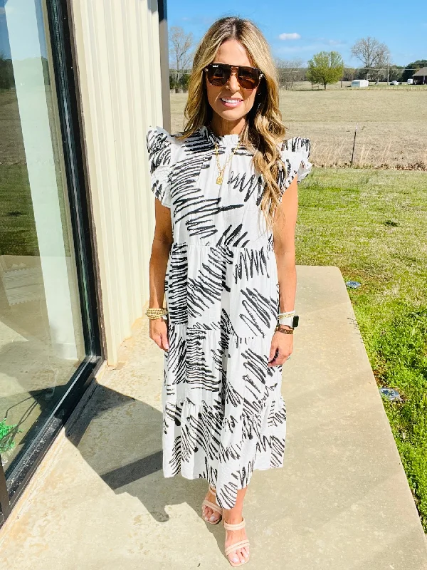 Youthful Street Fashion BREEZY BEACHFRONT DRESS