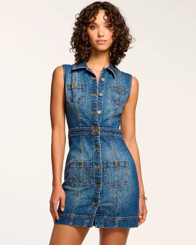 Cute Style Katalina Denim Mini Dress