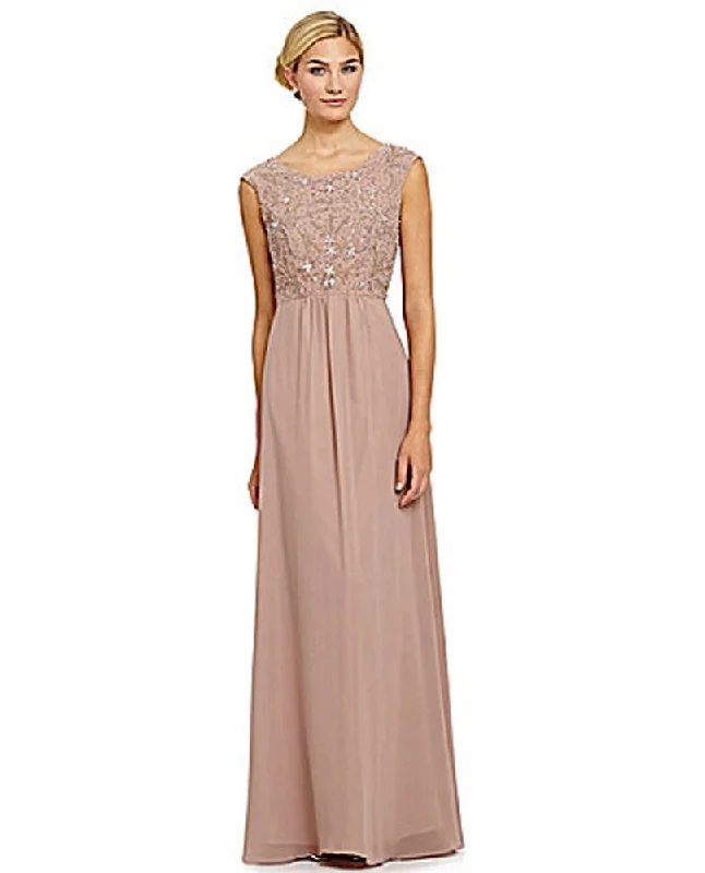 Fashion Style Decode 1.8 - 182573 Capsleeve Embellished Empire Long Dress