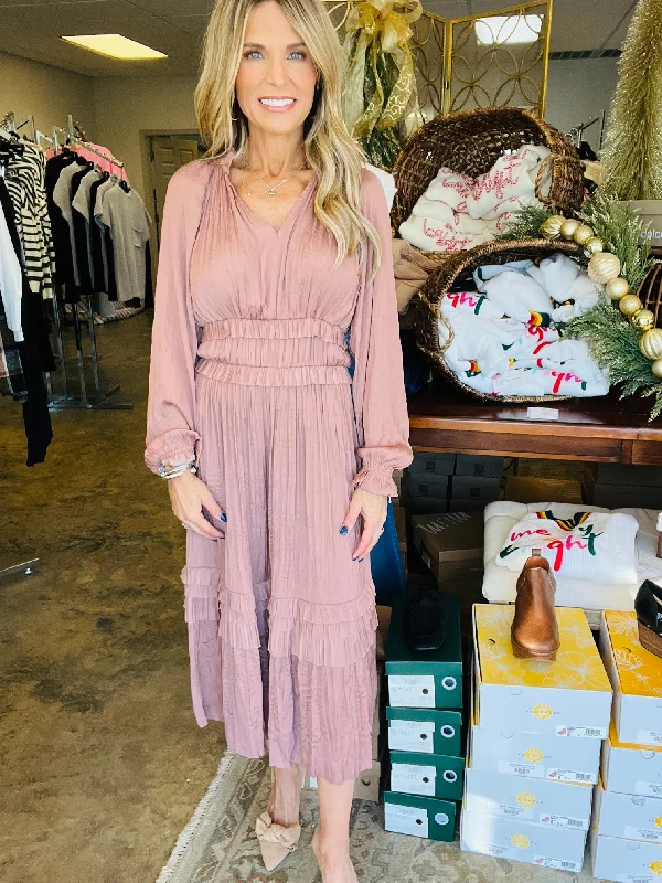 Youthful STANDING ALONE MIDI DRESS