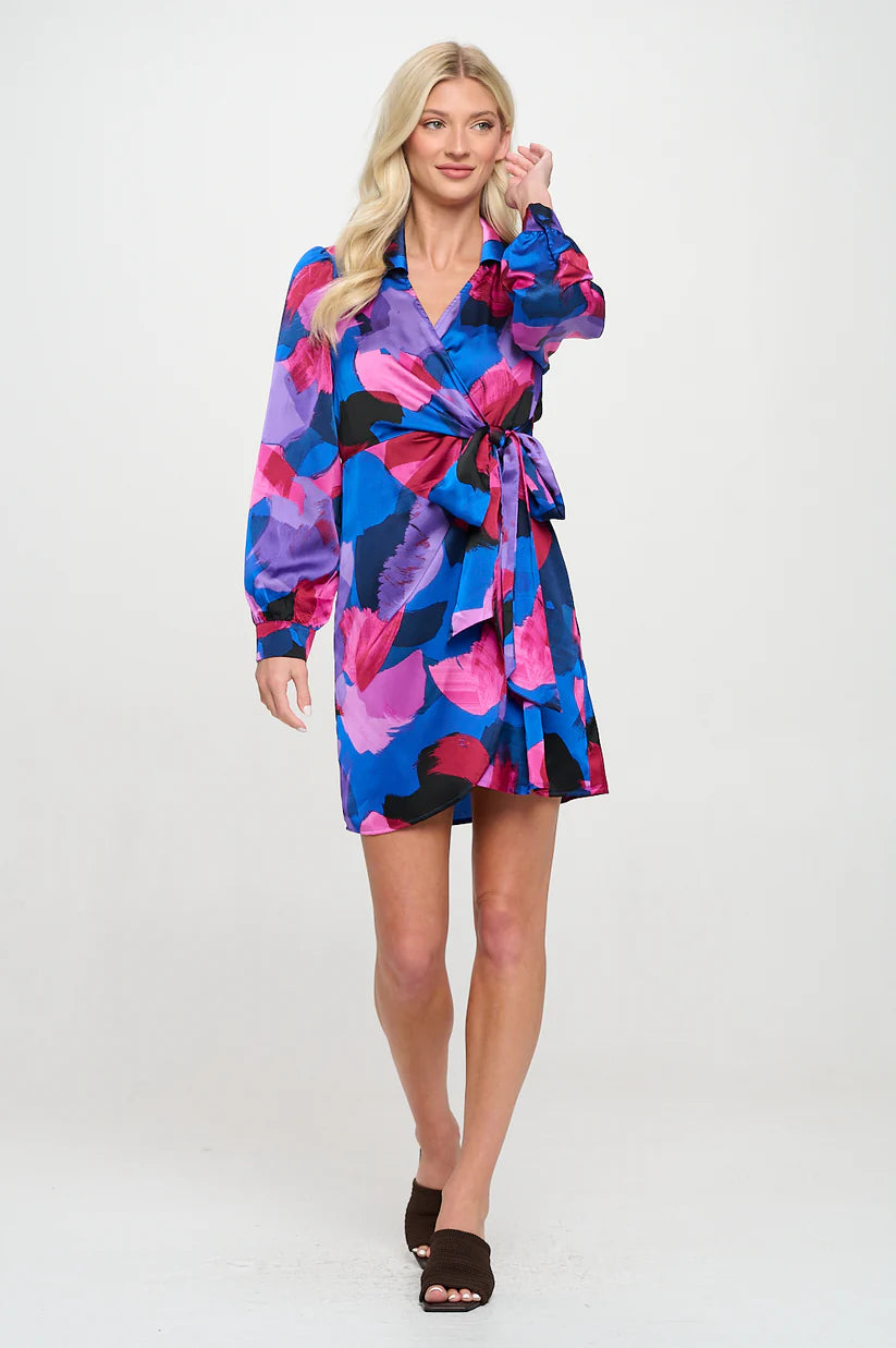 High Street Style Sofie Dress Blue