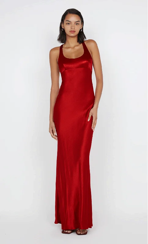 Casual And Comfortable MAXINA CROSSOVER DRESS - ROUGE