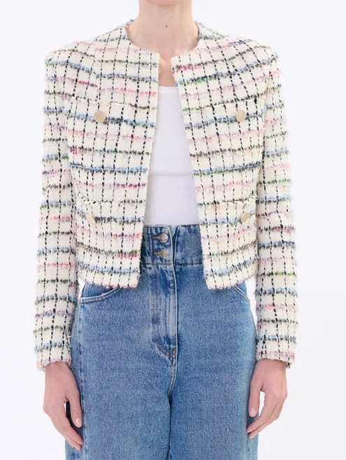 Comfortable And Cold-proof IRO miora tweed jacket