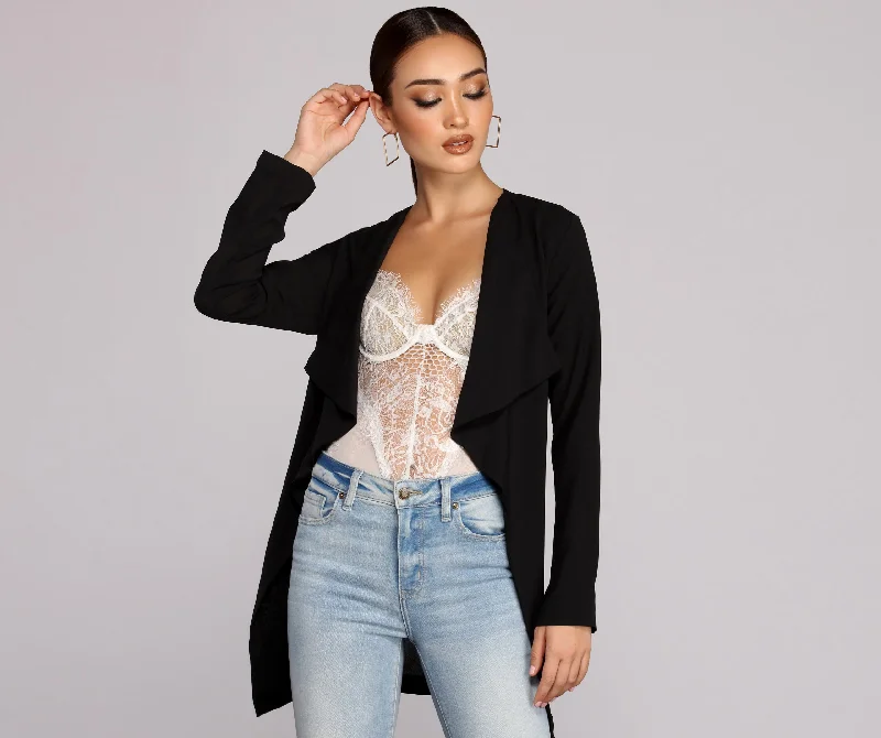 Casual And Comfortable Total It Girl Belted Trench
