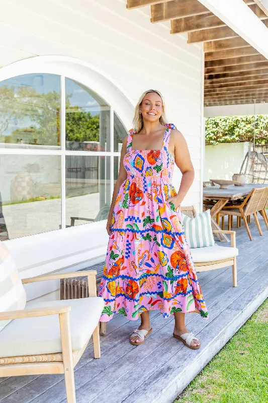 Celebrity Style Allegra Dress in Cin Cin