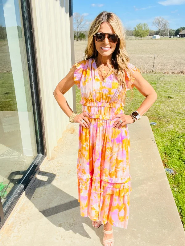 Soft And Comfortable HAWAIIAN BRUNCH DRESS