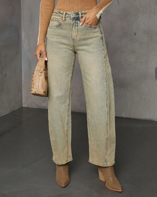 Versatile Items Mavrick High Rise Barrel Jeans