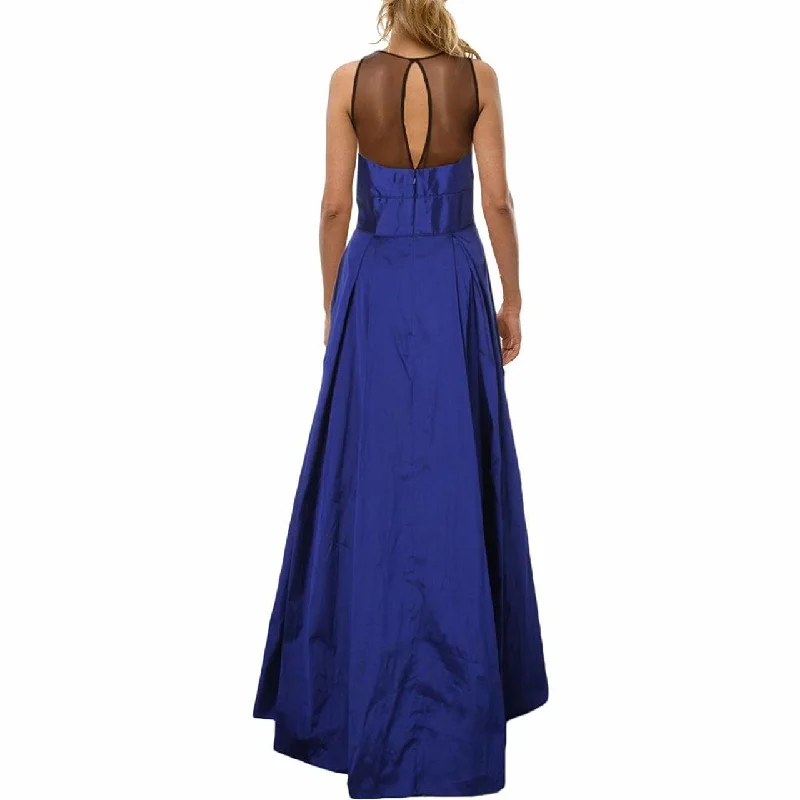 Comfortable And Casual Aidan Mattox - 54467610 Halter Neck Pleated Organza A-line Dress