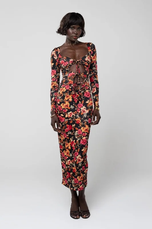 Warm And Comfortable Simone Dress in Rosie
