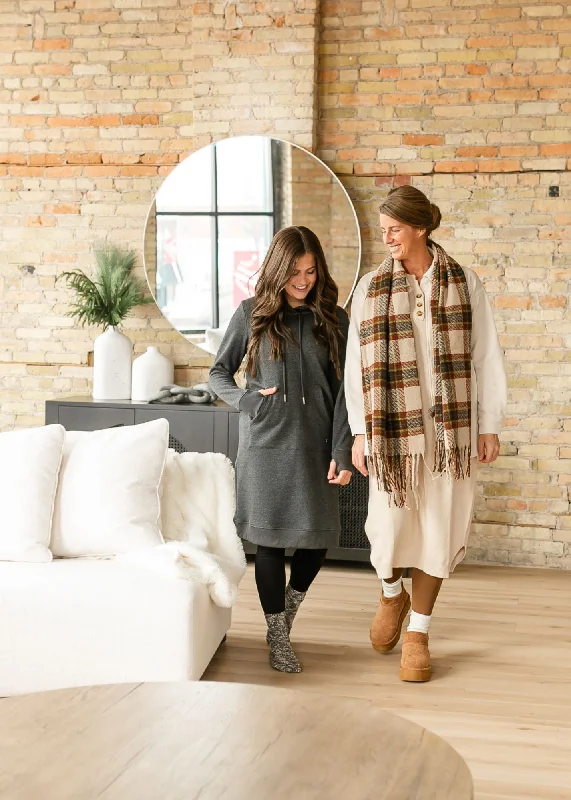 Unique Design Marti Sweatshirt Midi Dress