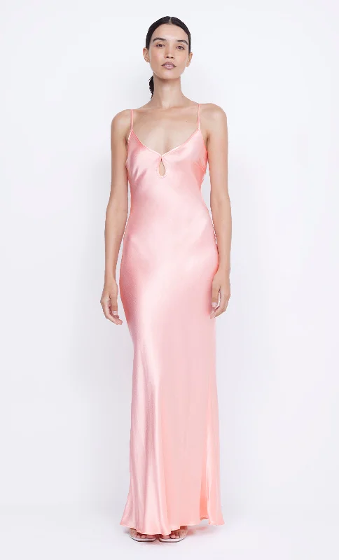 Comfortable And Cold-proof CEDAR CITY MAXI DRESS - CORAL