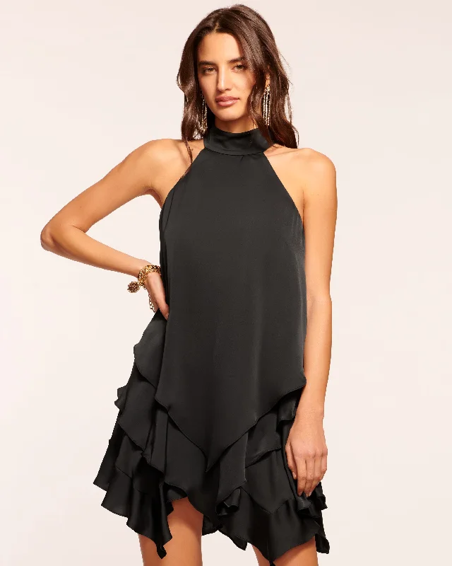 Fresh And Natural Shaina Tiered Mini Dress
