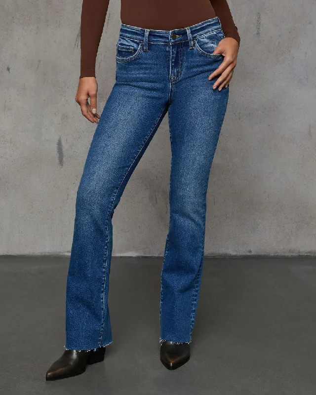 Classic Nicolete Mid Rise Bootcut Jeans