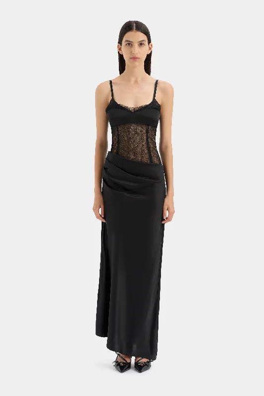 Exclusive Customization Dunya Draped Gown