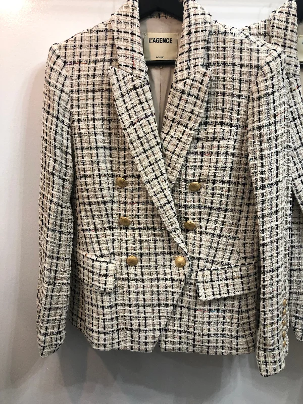 High Street Style L'Agence kenzie double brstd blazer