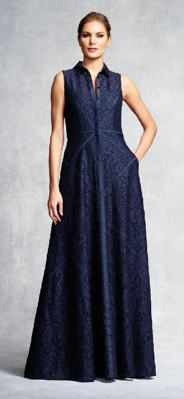 Exquisite Fabrics Aidan Mattox - Lace Long Dress 54473060