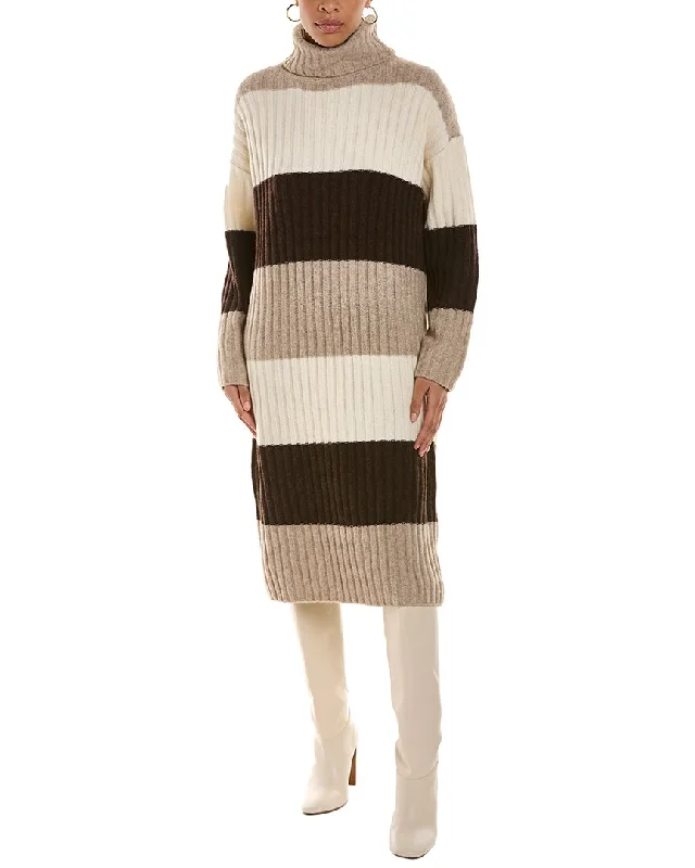 Elegant Temperament ANNA KAY Oversized Knit Wool-Blend Dress