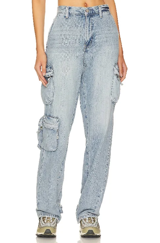 Diamond Series Bobbie Mid Rise Loose Straight Jean In Varsity