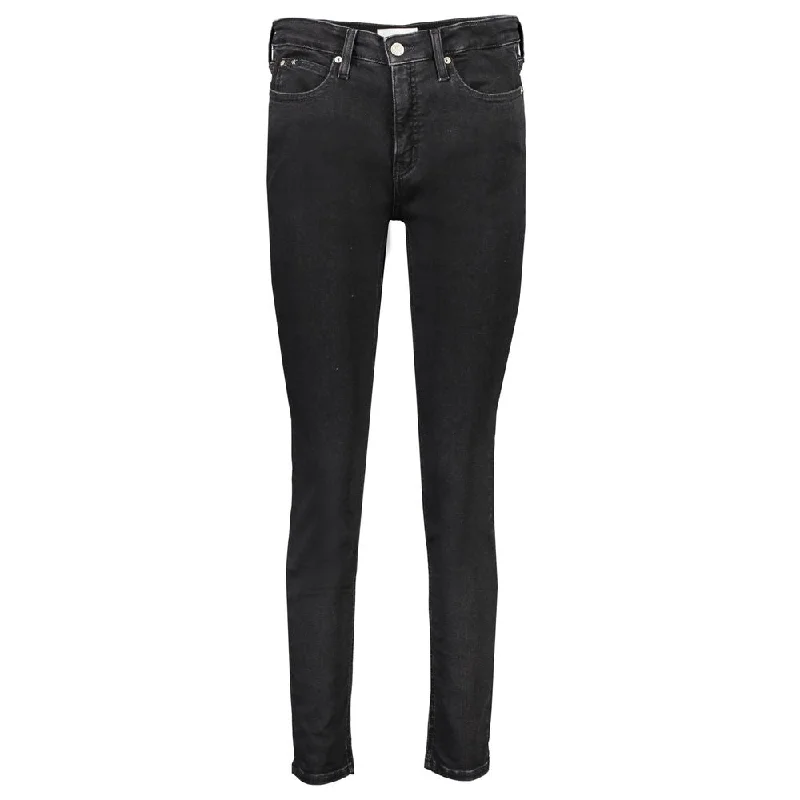 French Retro Calvin Klein  Cotton Jeans & Women's Pant