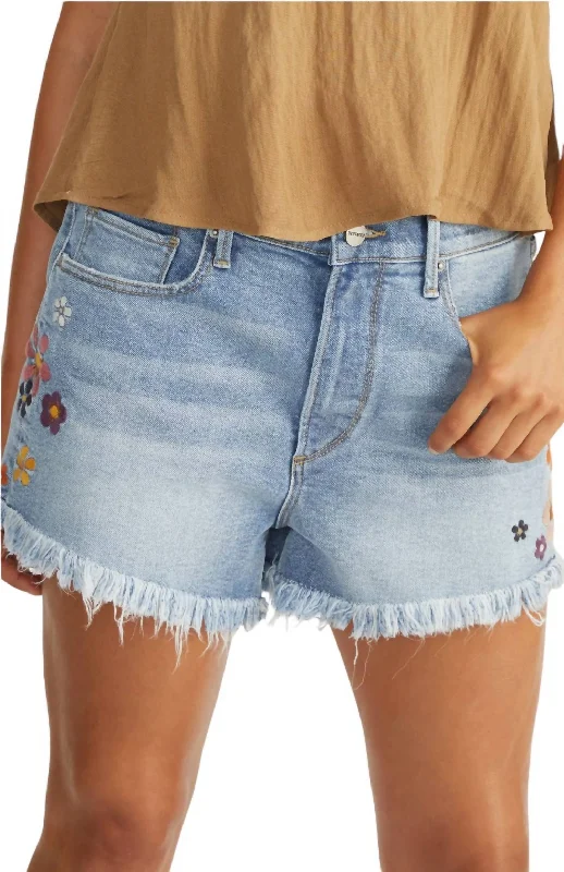 Dessert Matching Denim Shorts X Boogie Nights In Light Wash