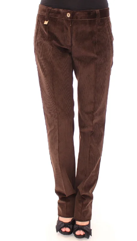 Soft And Comfortable Dolce & Gabbana Elegant  Cotton Women's Trousers