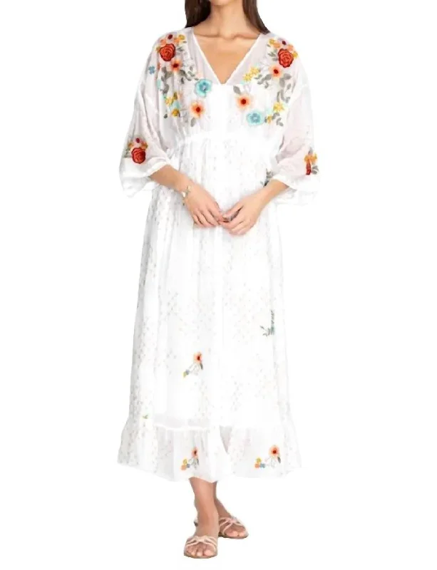 Celebrity Style Fierro Dress in White