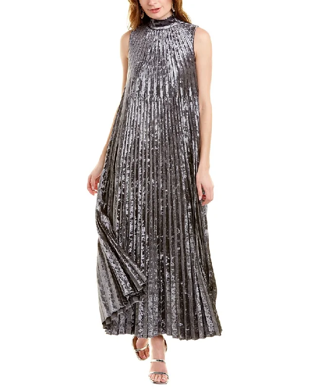 High-end Fabrics Halston Siena Velvet Dress