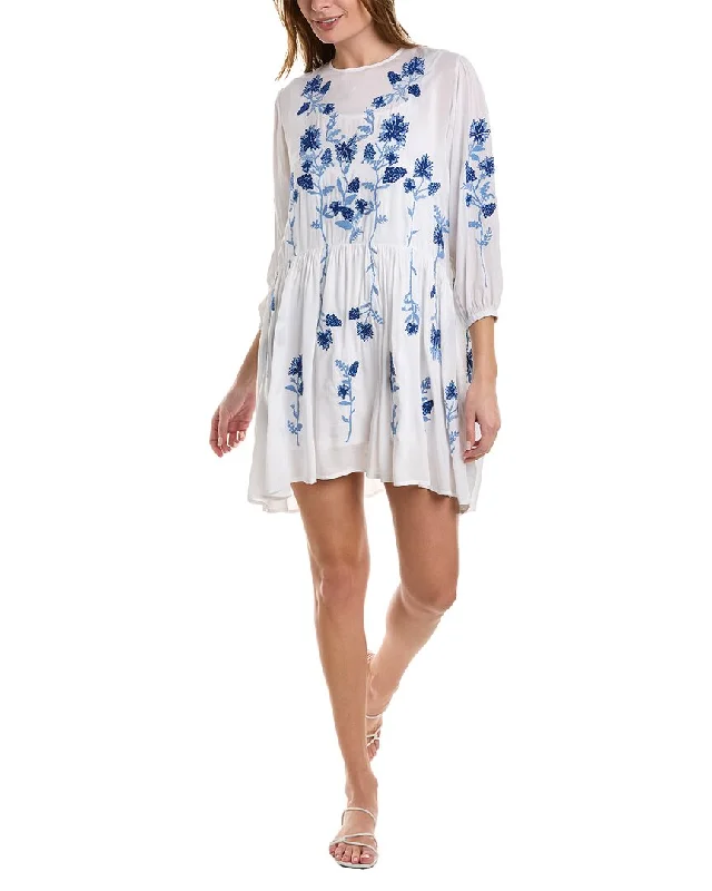 Elegant And Charming Hermoza Fifi Linen-Blend Dress