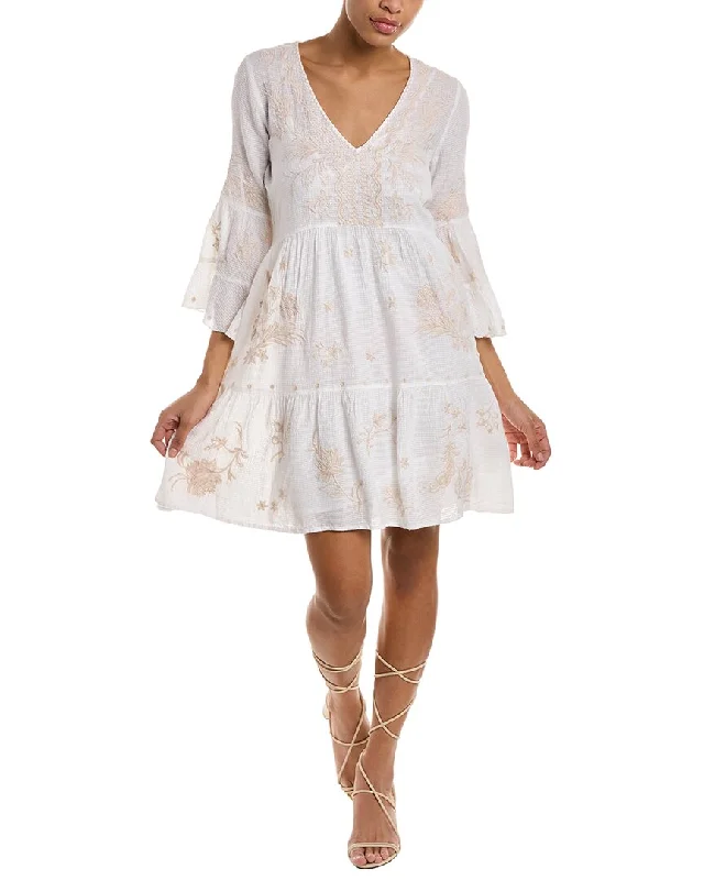 Youthful Street Fashion Johnny Was Malo Tiered Dress