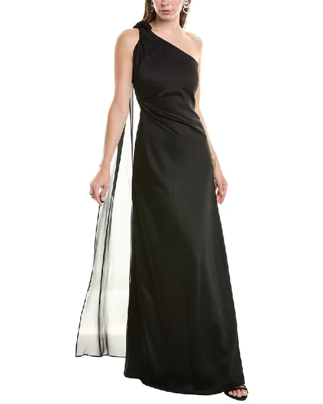 Casual Street Max Mara Studio Bernard Silk-Trim Gown
