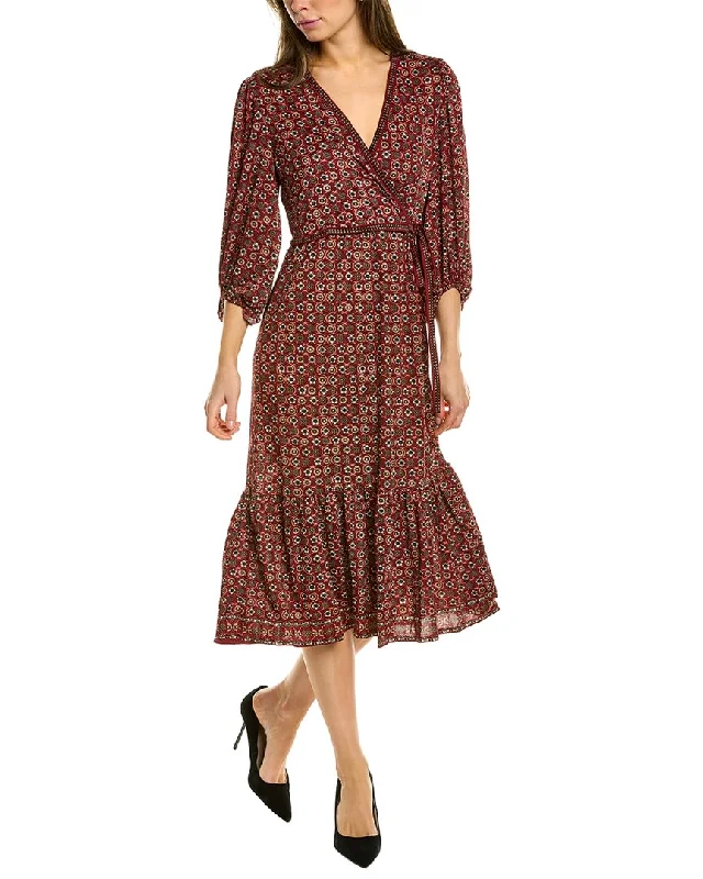 Fashionable Items Max Studio Wrap Midi Dress
